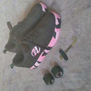 Women's Hot Pink/Black Camo Heely's